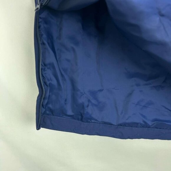 Lands End Squall Women's S 34-36 Blue 1/4 Zip Hooded Pullover Windbreaker Jacket - Picture 12 of 16
